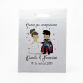 Bolsa Reutilizable Plana Personalizada 30x40 cm Asa Troquelada