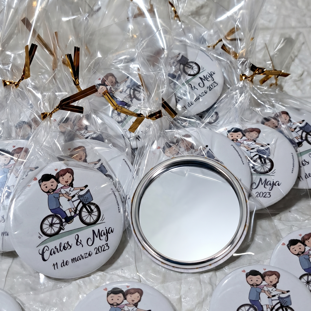 Chapas Espejo Personalizadas 58 mm