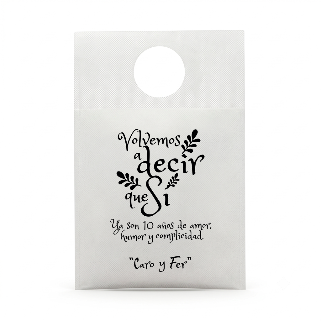 Bolsa para Auto Personalizada 19x29 cm