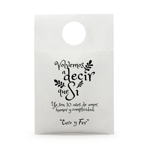 Bolsa para Auto Personalizada 19x29 cm