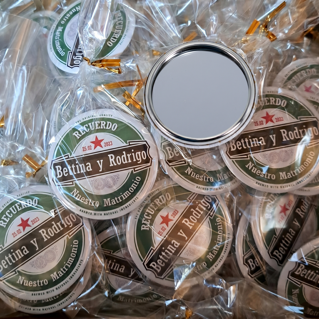 Chapas Espejo Personalizadas 58 mm