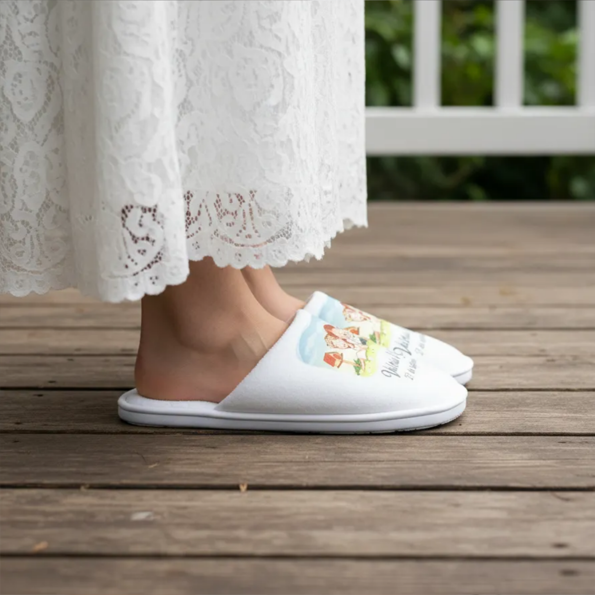 Pack de Pantuflas para Matrimonio con Faja de Papel Kraft