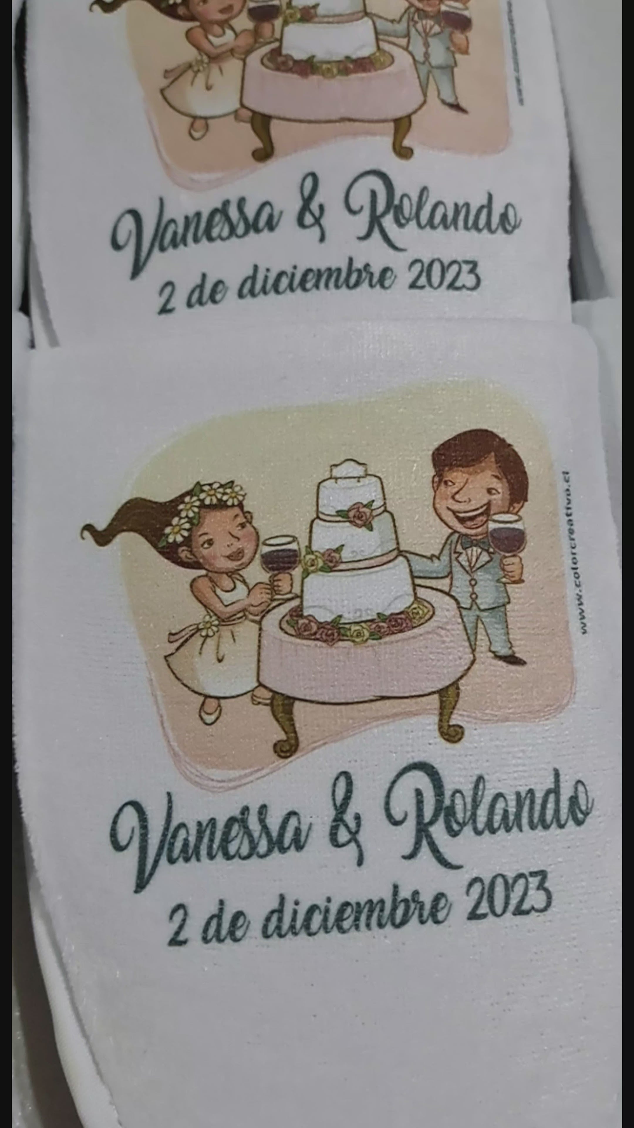 Pack de Pantuflas para Matrimonio con Faja de Papel Kraft